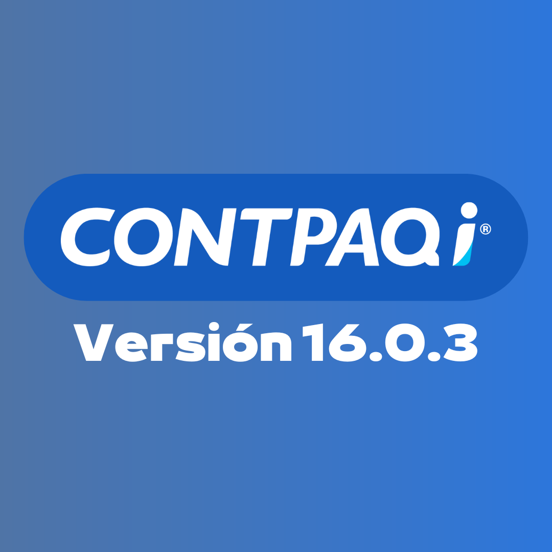 CONTPAQi® Contabilidad / Bancos Características de la versión 16.0.0